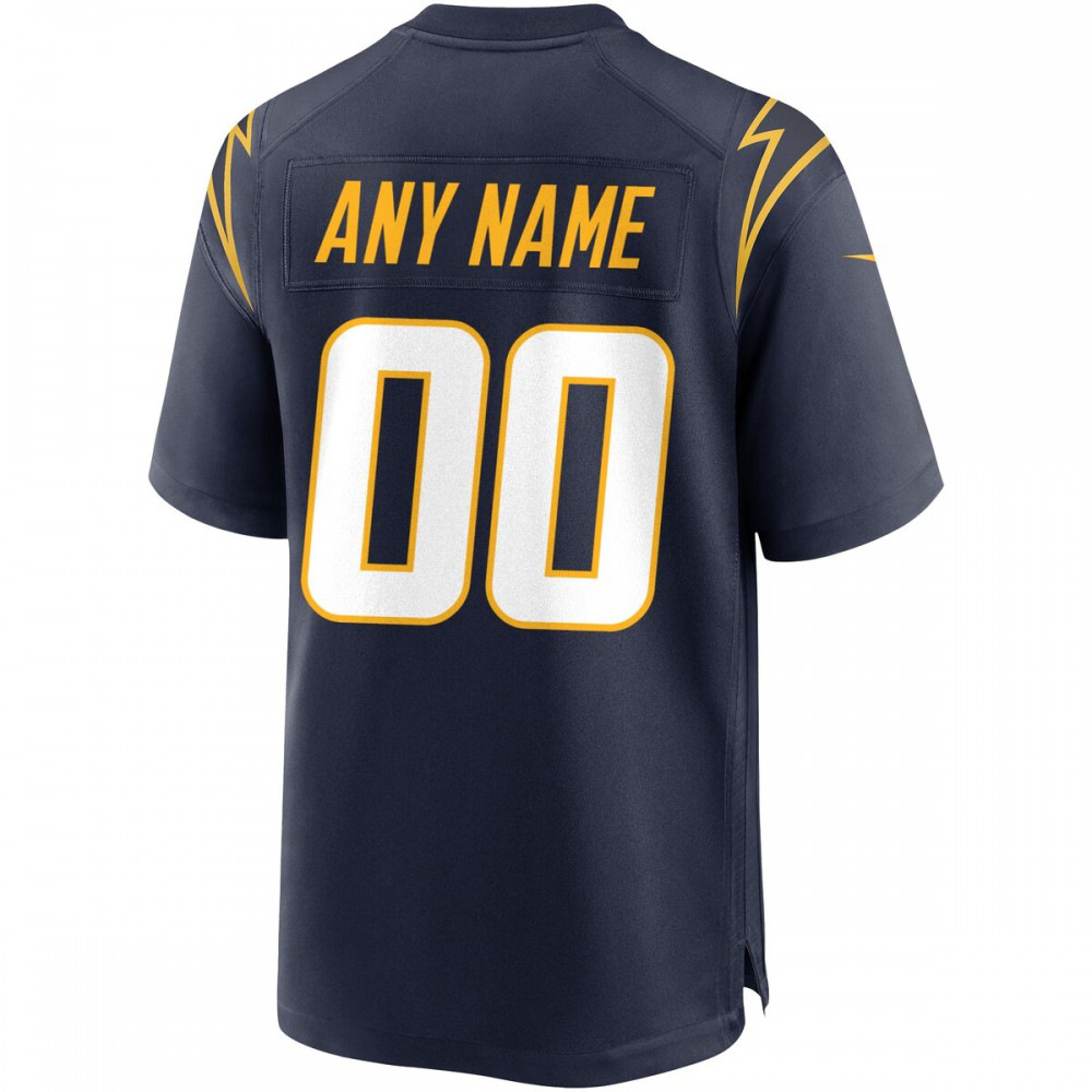Los Angeles Chargers Nike Alternate Custom Game Jersey - Navy-Profan Arena